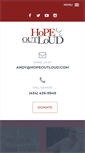 Mobile Screenshot of hopeoutloud.com